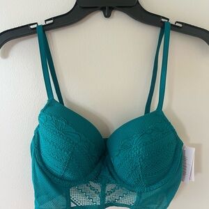 NWT Teal Lace Bralette